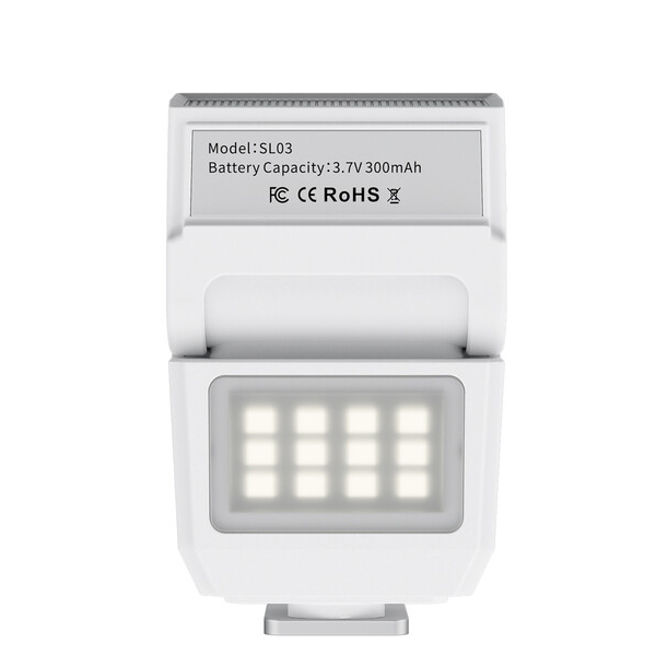 Ulanzi SL03 Spark Lite Blitz Foto Camera, Montura Hot Shoe, Putere 1/1-1/8, GN8, 6500K, Baterie 300mAh