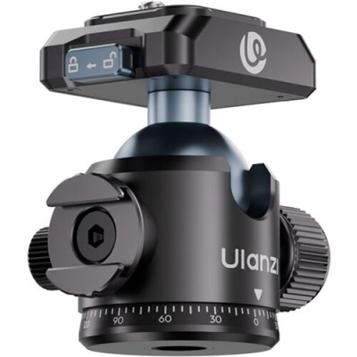 Avatar Shop|Ulanzi T100 Uka Cap Bila Quick Release, 13.2 lb / 6 kg, Rotatie 360°, Inclinare ±90°, Cold Shoe 360°|Ulanzi