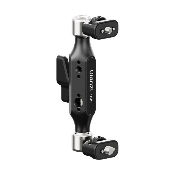 Ulanzi TB15 Brat Articulat Dublu Magic Arm, Capacitate 3kg, Rotatie 360°, Inclinare 90°, Montura 1/4-20 si 3/8-16