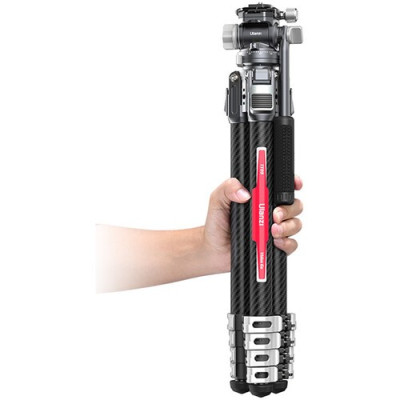 Avatar Shop|Ulanzi TT09 VideoGo Trepied Video Carbon Fiber, Cap Bila Arca-Type, Sarcina 20kg, Inaltime 14-142cm, Pliat 45cm, 5 Sectiuni|Ulanzi