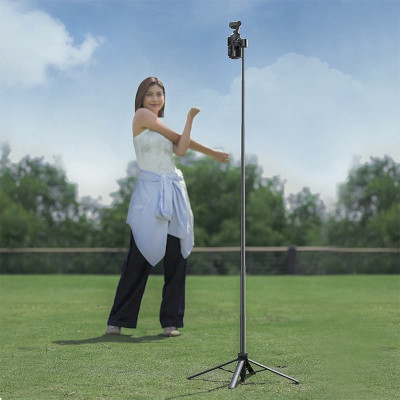 Avatar Shop|Ulanzi TT24 Selfie Stick si Trepied cu Sistem Cka, Cap Bila 360 Grade, Inaltime 1.48m, Sarcina 1kg, Greutate 360g|Ulanzi