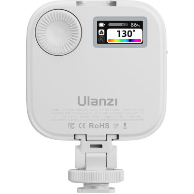Avatar Shop|Ulanzi U60 Lampa LED RGB Portabila, Alb, Temperatura Culoare 2500-9000K, CRI 95, 18 Efecte de Lumina, Baterie 2500mAh|Ulanzi