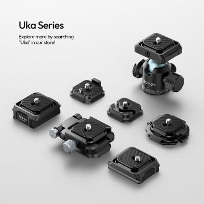 Avatar Shop|Ulanzi UKA09 Placa Quick Release Anti-Twist, Sistem UKA, Surub 1/4-20, Pin de Pozitionare, Constructie Usoara si Durabila|Ulanzi