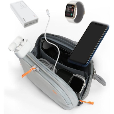 Avatar Shop|Ulanzi YY08 TechLite Sling Bag Geanta Foto, Gri, Capacitate 2L, Poliester, Curea Detasabila, Dimensiuni 255x85x145mm|Ulanzi