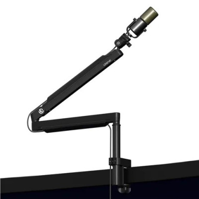 Avatar Shop|Ulanzi ZJ05 Brat Microfon Reglabil, Rotatie 360°, Brat Dublu, Extensie 735mm, Suporta 1.5kg, Clema C 60mm|Ulanzi