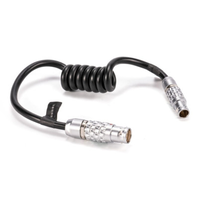 Avatar Shop|Cablu de Alimentare Spiralat 4-Pin Tata la 8-Pin Mama, Otel Inoxidabil si Cupru, Negru, Greutate 100g|Tilta