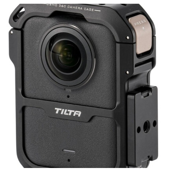 Tilta TA-T89-A-B Cusca Protectie pentru DJI Osmo 360, Montare Orizontala, Aluminiu-Magneziu, Instalare Fara Scule, Negru