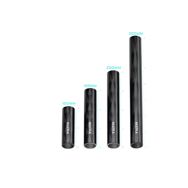 Tilta 15mm Set Bare Fibra de Carbon, 20cm, Grosime 2mm, Acoperire UV, 100% Carbon
