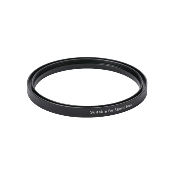 Tilta 86mm Inel Adaptor Matte Box pentru Tilta Mirage, Compatibil Obiective 52-82mm, Aluminiu, Negru, Greutate 82g
