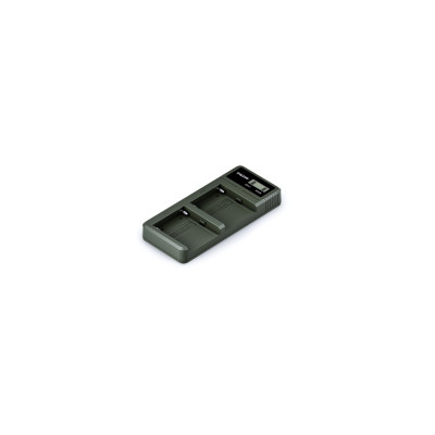 Avatar Shop|Tilta TBC-LS-GN Incarcator Baterii L-Series/NP-F, 2 Canale, USB-C si Micro-USB, Afisaj LCD, Verde|Tilta