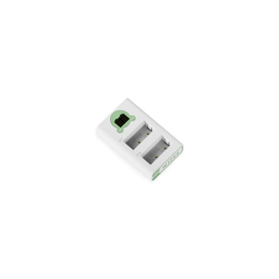 Avatar Shop|Tilta Incarcator Baterii pentru NP-W126S, 2 Canale, Verde Ash, Afisaj LCD, Intrare USB-C, Protectie Supraincarcare|Tilta
