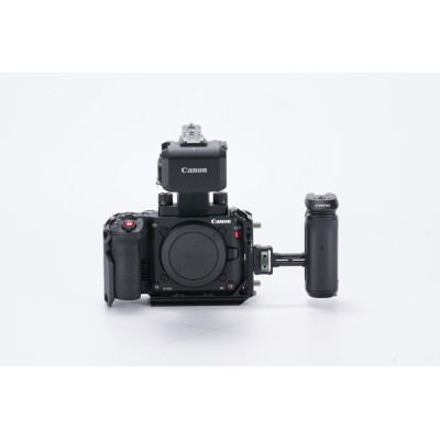Avatar Shop|Tilta Camera Cage Kit pentru Canon C50, Negru, Placa Arca, Maner Xeno Inclus, Filete 3/8-16 si 1/4-20, Aluminiu|Tilta