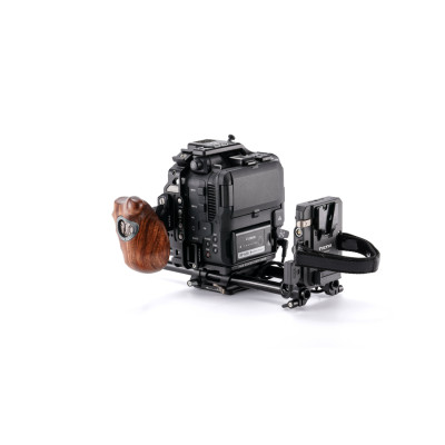 Avatar Shop|Tilta Camera Cage pentru Canon C80 Pro Kit, V-Mount, Montura NATO, Placa Baza LWS 15mm, Maner Lemn Ergonomic|Tilta