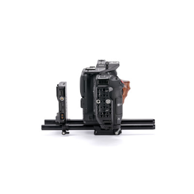 Avatar Shop|Tilta Camera Cage pentru Canon C80 Pro Kit, V-Mount, Montura NATO, Placa Baza LWS 15mm, Maner Lemn Ergonomic|Tilta