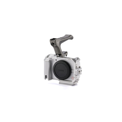 Avatar Shop|Tilta Cusca Camera Canon R50 V Base Kit, Argintiu, Maner NATO, Placa ARCA-Swiss, Filete 1/4-20, 3/8-16|Tilta