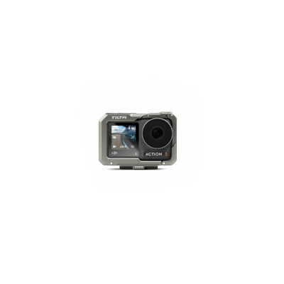 Avatar Shop|Tilta Camera Cage pentru DJI Osmo Action 3 Basic Kit, Aliaj de Aluminiu si Otel Inoxidabil, Culoare Gri Titan, Greutate 172g|Tilta