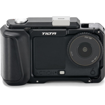 Avatar Shop|Tilta Cusca Camera pentru DJI Osmo Action 6 Street Snap Kit, Negru, Maner Quick-Release, Compartiment Baterie, Aluminiu|Tilta