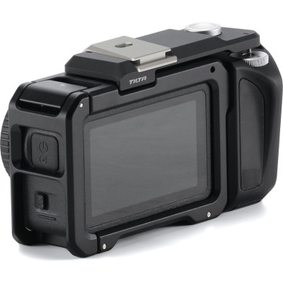 Avatar Shop|Tilta Cusca Camera pentru DJI Osmo Action 6 Street Snap Kit, Negru, Maner Quick-Release, Compartiment Baterie, Aluminiu|Tilta