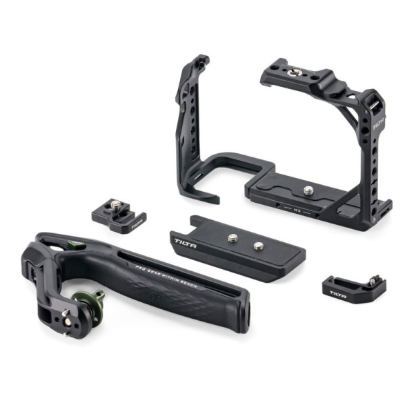 Tilta Camera Cage Sony A1 II/A9 III Base Kit, Negru, Design Modular, Montura Cold Shoe, Filete 1/4-20 si 3/8-16