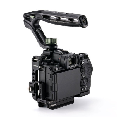 Avatar Shop|Tilta Camera Cage Sony A1 II/A9 III Base Kit, Negru, Design Modular, Montura Cold Shoe, Filete 1/4-20 si 3/8-16|Tilta