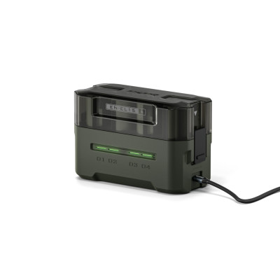Avatar Shop|Tilta EN-EL15C Statie de Incarcare cu 4 Baterii, Verde, USB-C 45W, 4 Sloturi, Incarcare in 3 Ore, Compatibil Nikon|Tilta
