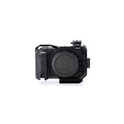 Avatar Shop|Tilta Full Camera Cage pentru Canon R50 V, Negru, Placa ARCA-Swiss, Sina NATO, Cold Shoe, Filet 1/4-20 si 3/8-16|Tilta