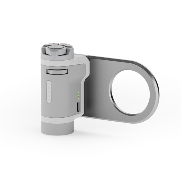 Tilta Khronos Lite Maner de Control, Montura Magnetica pentru iPhone, Gri Deschis, Bluetooth, 136g