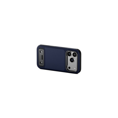 Avatar Shop|Tilta Khronos Lite Husa iPhone 17 Pro, Navy Blue, Kickstand Integrat, Placa Magnetica, Protectie Camera si Colturi|Tilta