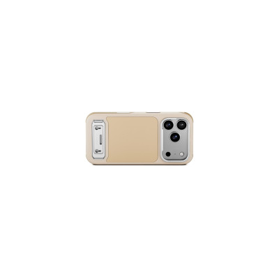 Avatar Shop|Tilta Khronos Lite Husa iPhone 17 Pro Max, Culoare Champagne, Suport Kickstand, Placa Magnetica, Protectie Camera Intarita|Tilta