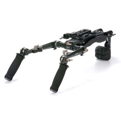 Avatar Shop|Tilta Lightweight Shoulder Rig, Culoare Negru, Placa Dubla Manfrotto ARCA, Brate Ajustabile, Montura Rod 15mm, Greutate 3.49kg|Tilta
