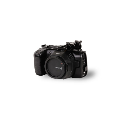 Avatar Shop|Tilta Placa Superioara Multifunctionala BMPCC 4K/6K, Negru, Montura 1/4-20 si 3/8-16, Cold Shoe, Suport Bara 15mm|Tilta