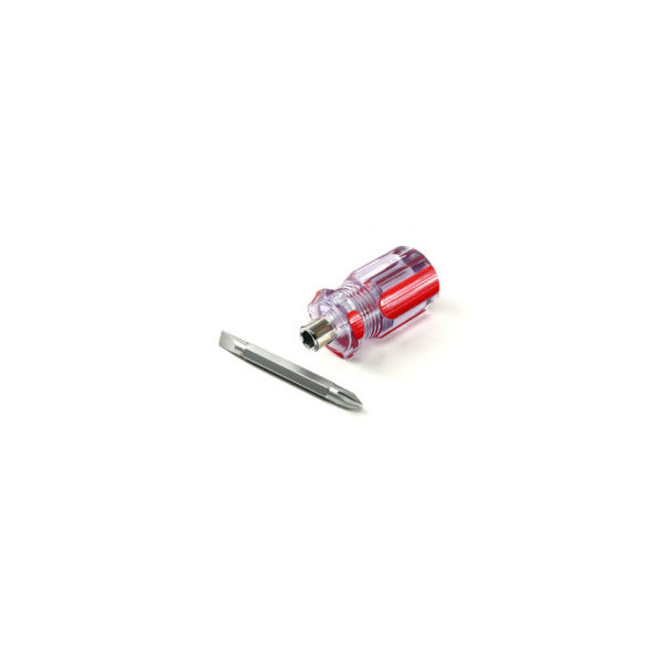 Tilta Surubelnita Multifunctionala, Cap Reversibil Phillips si Plat, Aliaj de Aluminiu si Acril, Greutate 54g