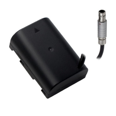 Avatar Shop|Tilta Cablu Baterie Falsa la 3 Pini pentru Panasonic GH Series, Conector Fischer, Compatibil DMW-BLF19, Greutate 31g|Tilta