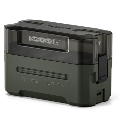 Avatar Shop|Tilta Statie de Incarcare Portabila pentru DMW-BLK22, 4 Canale, Incarcare Rapida PD 45W, 4 Sloturi, Verde|Tilta