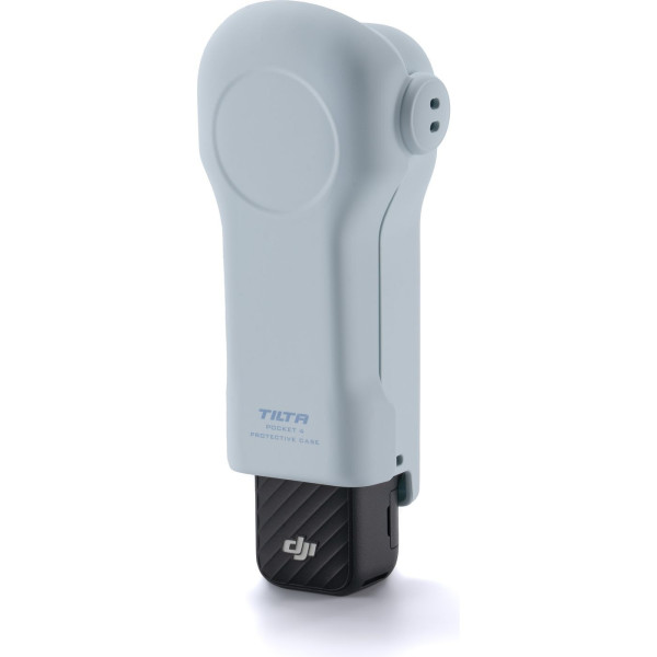 Tilta Husa Protectie Travel DJI Osmo Pocket 4, Sky Blue, Silicon Full-Coverage, 3 Sloturi Filtru Magnetice, Interior Captusit