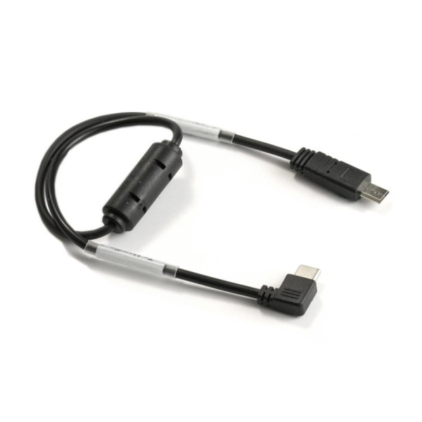 Tilta Cablu Run/Stop USB-C pentru Sony a6/a7/a9, Compatibil Tiltaing Advanced Side Handle, Negru, Cupru si Otel Inoxidabil