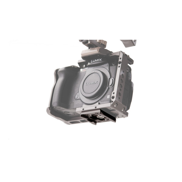 Tiltaing Placa Quick Release Compatibila Manfrotto, Varianta Neagra, Aluminiu, 101.6x101.6x76.2mm, 91g