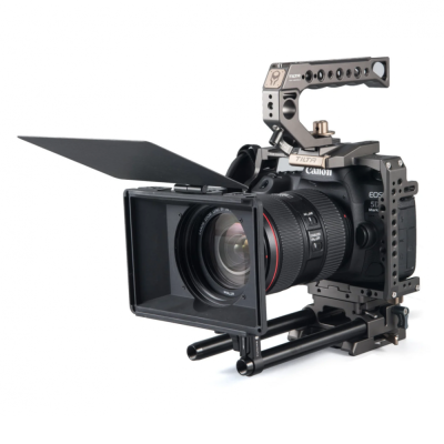 Avatar Shop|Tilta Mini Matte Box, Compact si Usor, Montura Rod 15mm, Filtru Frontal 4x5.65, Doua Mounturi Cold Shoe, Material Aluminiu|Tilta