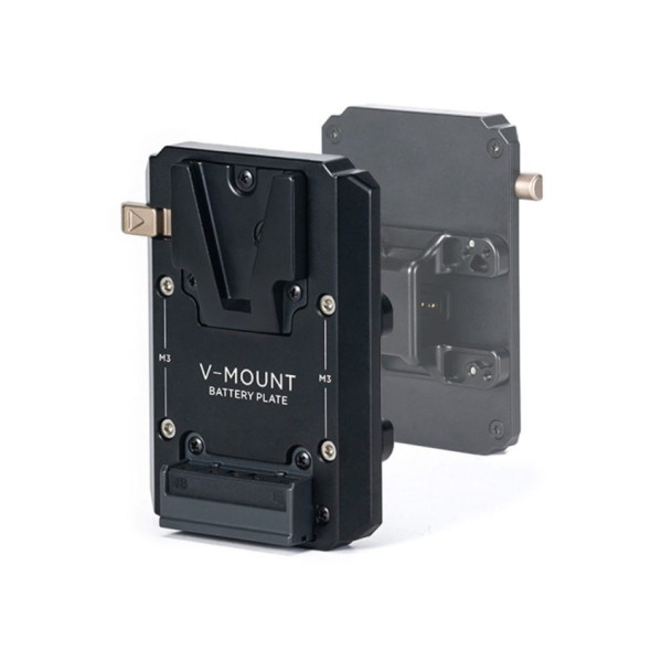 Placa Baterie V-Mount pentru Suport Dual Handle RS2, Aliaj de Aluminiu, Otel Inoxidabil