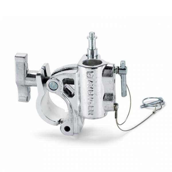 Avenger C345K-1 Clema Bara, Argintiu, Diametru 42-52mm, Montura T-Knob, Receptor Junior 28mm, Receptor Baby 16mm