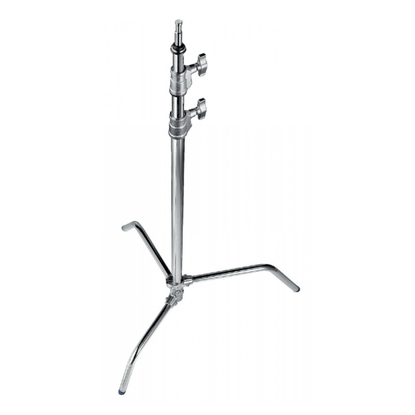Avenger C-Stand 18 Stativ Foto Turtle Base, Otel Cromat, 3 Sectiuni, 2 Extensii, Sarcina Maxima 8kg, Inaltime Maxima 1.75m