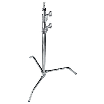 Avatar Shop|Avenger C-Stand 18 Stativ Foto Turtle Base, Otel Cromat, 3 Sectiuni, 2 Extensii, Sarcina Maxima 8kg, Inaltime Maxima 1.75m|Avenger