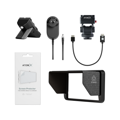 Avatar Shop|Atomos 5-Inch Creator Kit, Accesorii pentru Ninja TX, Shinobi II si GO, Cablu HDMI 4K60, Parasolar, Suport Monitor|Atomos