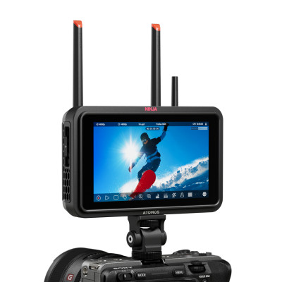 Avatar Shop|Atomos Ninja TX Monitor-Recorder, 12G-SDI si HDMI 2.0, ProRes RAW pana la 8K, Ecran HDR 5 Inch 1500 Niti, Wi-Fi 6E|Atomos