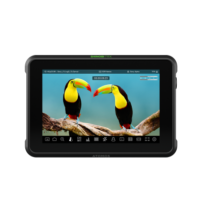 Avatar Shop|Atomos Shinobi 7RX Monitor Video, Display 7 Inch HDR 2200 Nits, 4Kp60 HDMI si HDp60 3G-SDI, Wi-Fi 6E, Control Camera USB-C|Atomos