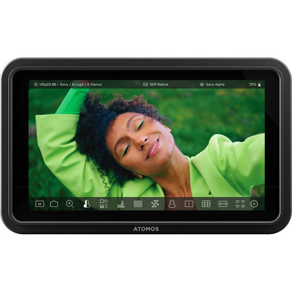 Atomos Shinobi II Monitor HDR, Ecran 5 inch, Luminozitate 1500 cd/m2, 10-bit, Control Camera USB-C, 210g