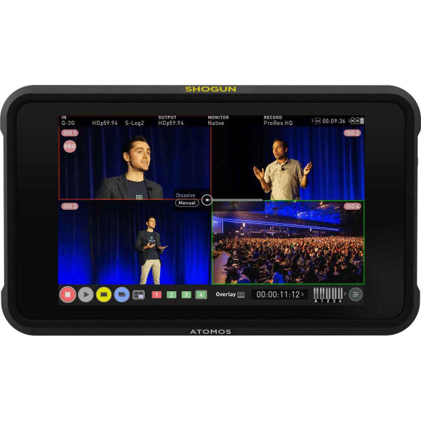 Atomos Shogun Classic Recorder si Monitor Extern, 4K, Touchscreen 7 Inch, SDI si XLR, ProRes/DNxHR, 10-bit 4:2:2