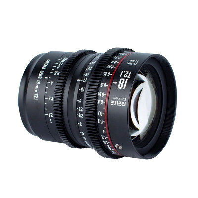 Avatar Shop|Meike 18mm T2.1 S35 Prime, Obiectiv Cine Montura EF, Diafragma T2.1-T22, 11 Lamele Diafragma, Filet Filtru 77mm, Rotatie|Meike