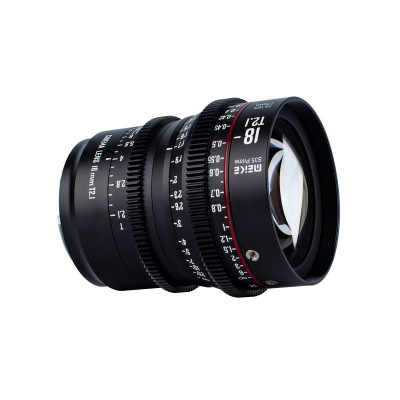 Avatar Shop|Meike 18mm T2.1 S35 Prime, Obiectiv Cine Montura EF, Diafragma T2.1-T22, 11 Lamele Diafragma, Filet Filtru 77mm, Rotatie|Meike
