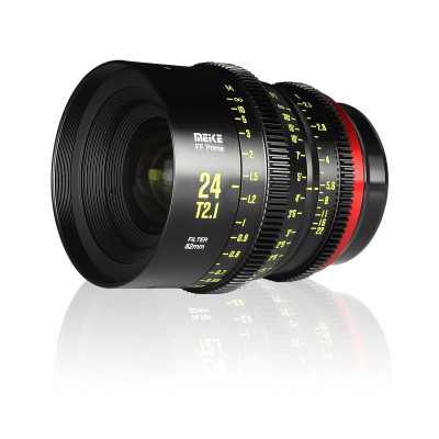 Avatar Shop|Meike 24mm T2.1 FF-Prime Obiectiv Cine, Montura EF, Diafragma T2.1-T22, 14 Elemente in 9 Grupuri, Filtru 82mm|Meike